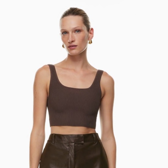 Aritzia brown bobaton shirt - Picture 1 of 5
